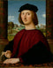 pintura Retrato de un Joven en Rojo - Rafael