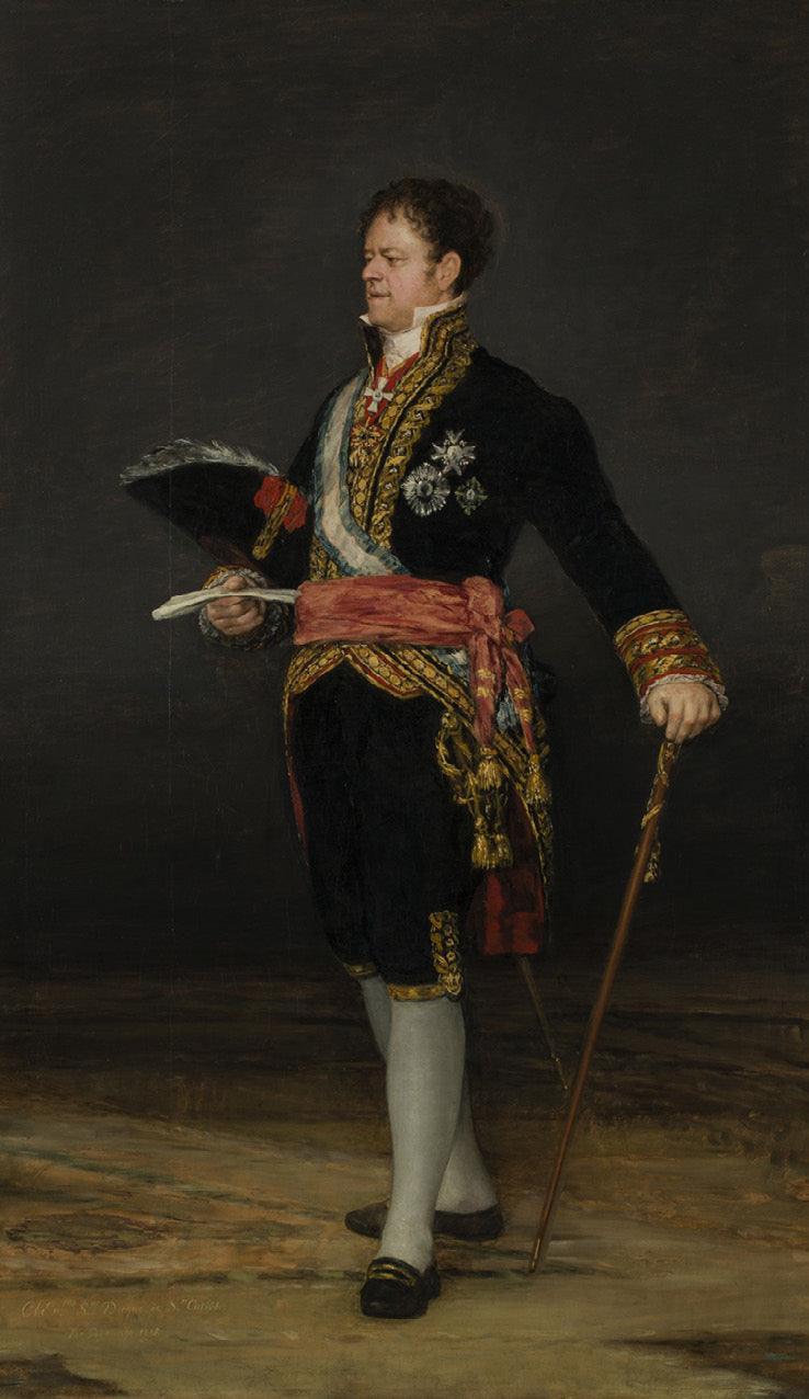 pintura Retrato del Duque de San Carlos - Francisco Goya