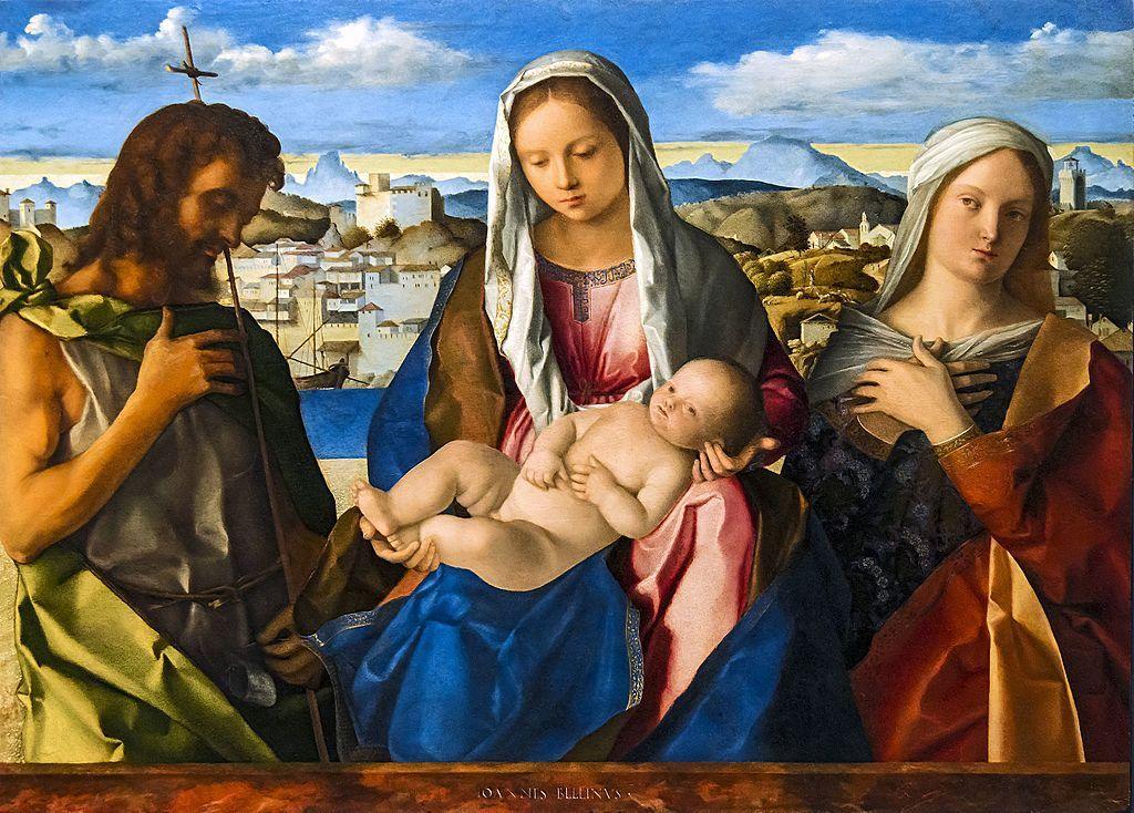 pintura Sagrada Conversación Giovanelli - Giovanni Bellini