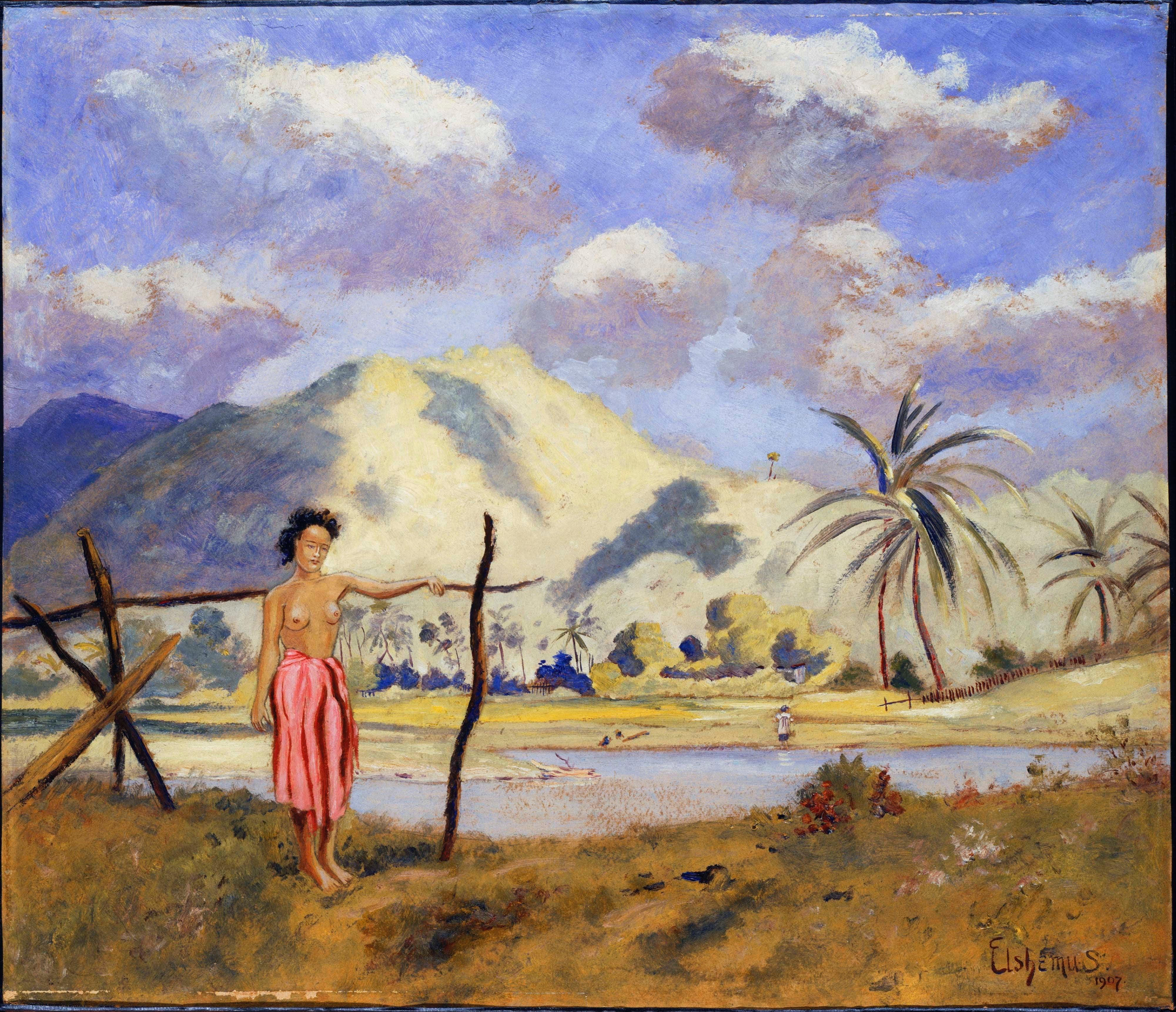 pintura Samoa - Louis Eilshemius