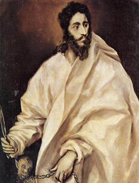 pintura San Bartolomé - El Greco