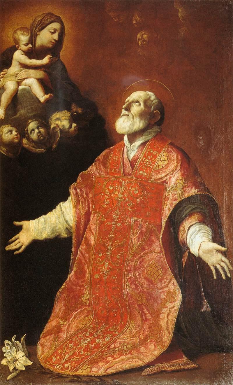 pintura San Filippo Neri En Éxtasis - Guido Reni