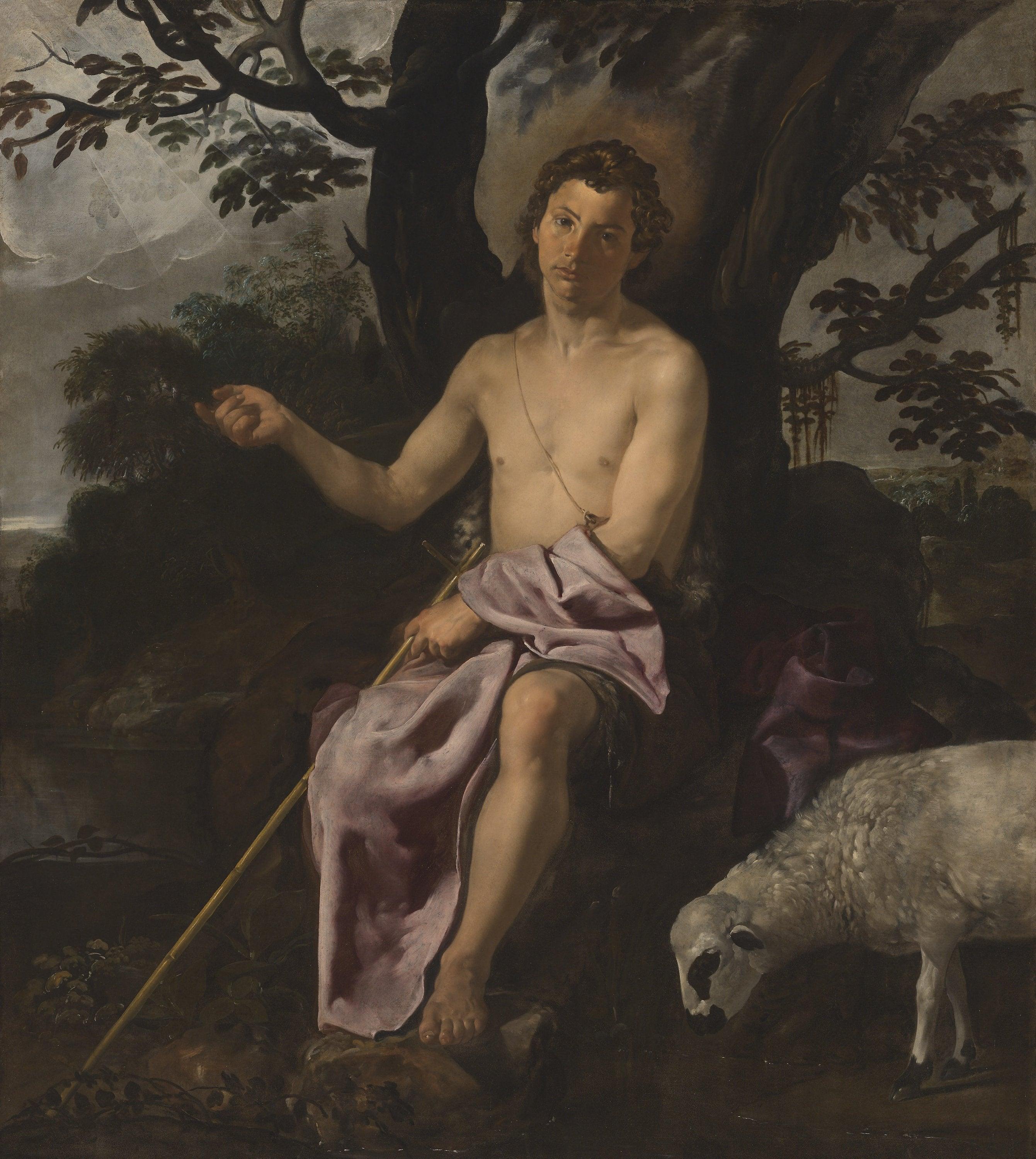 pintura San Juan Bautista En El Desierto - Diego Velázquez