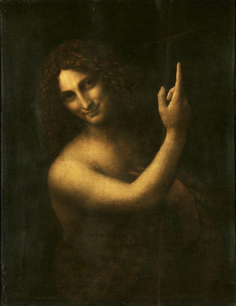 pintura San Juan Bautista - Leonardo Da Vinci