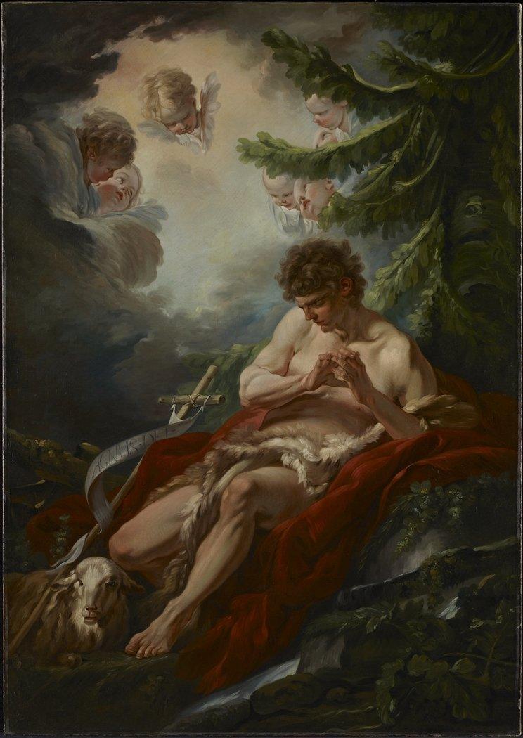 pintura San Juan Bautista - François Boucher