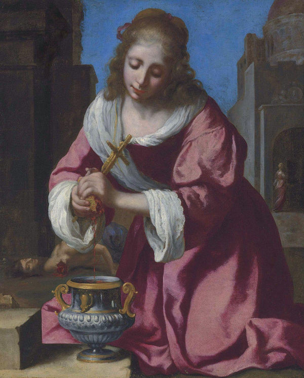 pintura San Praxedis - Johannes Vermeer