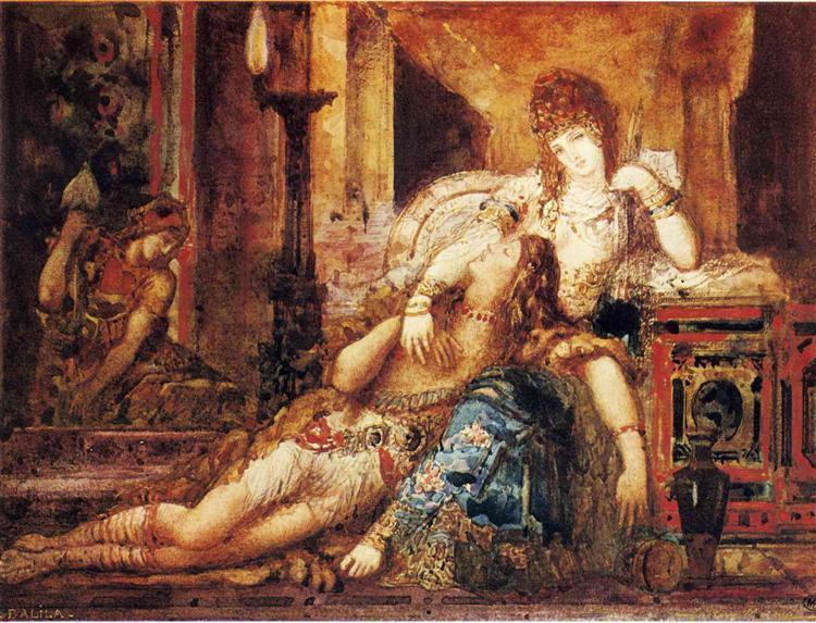 pintura Sansón Y Dalila - Gustave Moreau