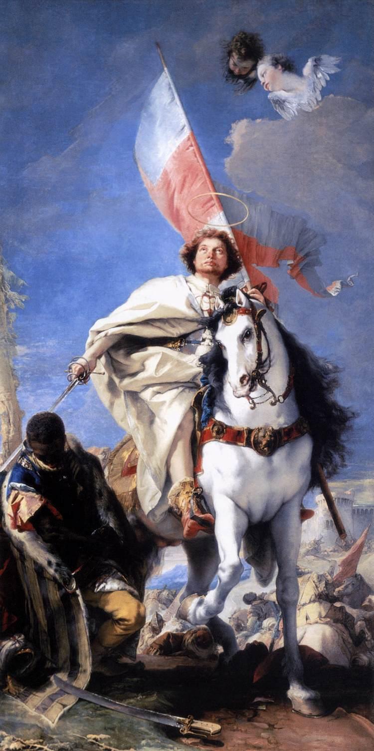 pintura Santiago El Mayor Conquistando A Los Moros - Giovanni Battista Tiepolo