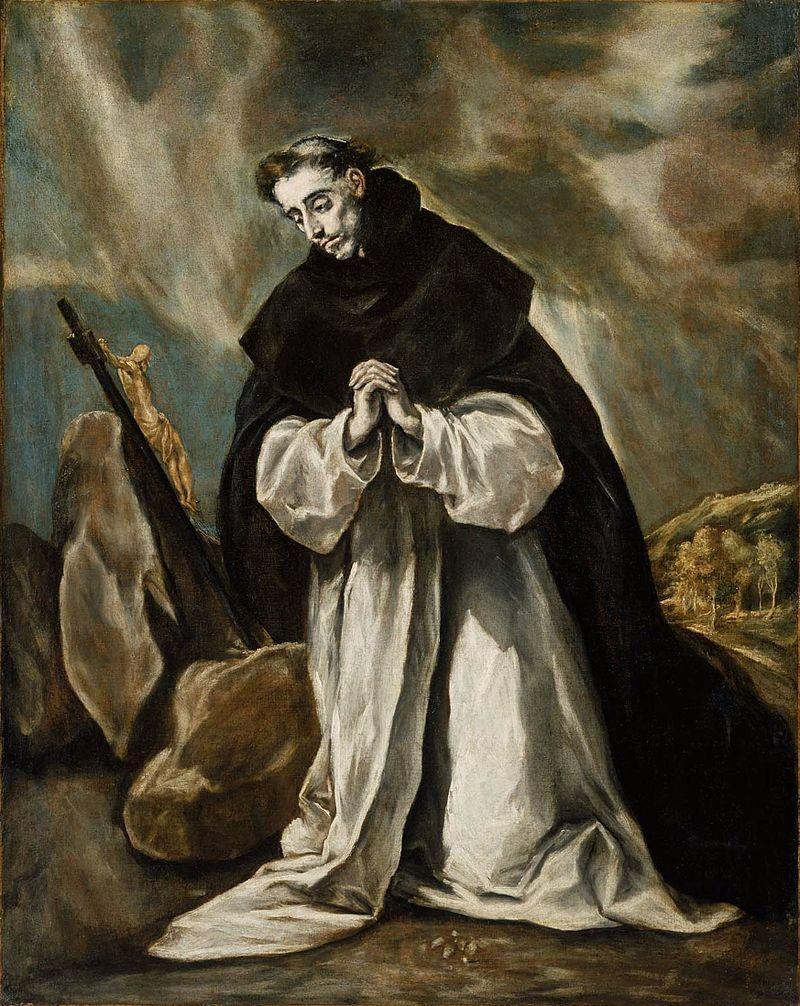 pintura Santo Domingo En Oración - El Greco