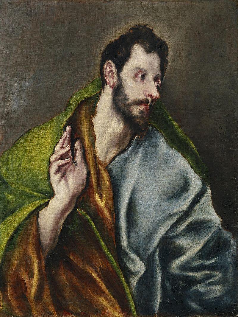 pintura Santo Tomás - El Greco
