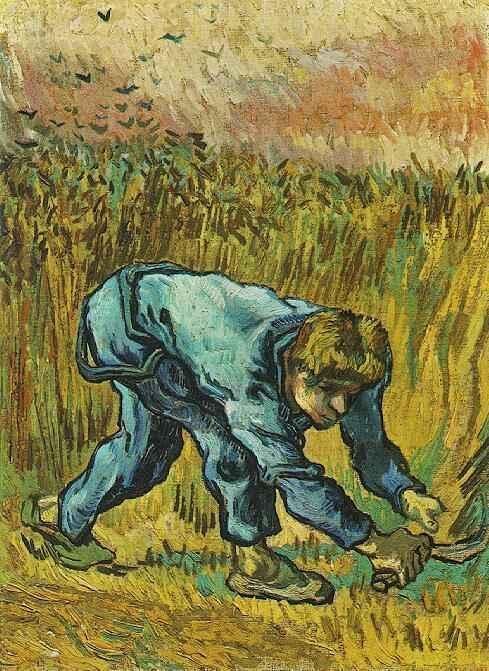 pintura Segador Con Hoz - Vincent Van Gogh