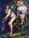 pintura Sin Comida Ni Bebida, Baco, Venus - Peter Paul Rubens