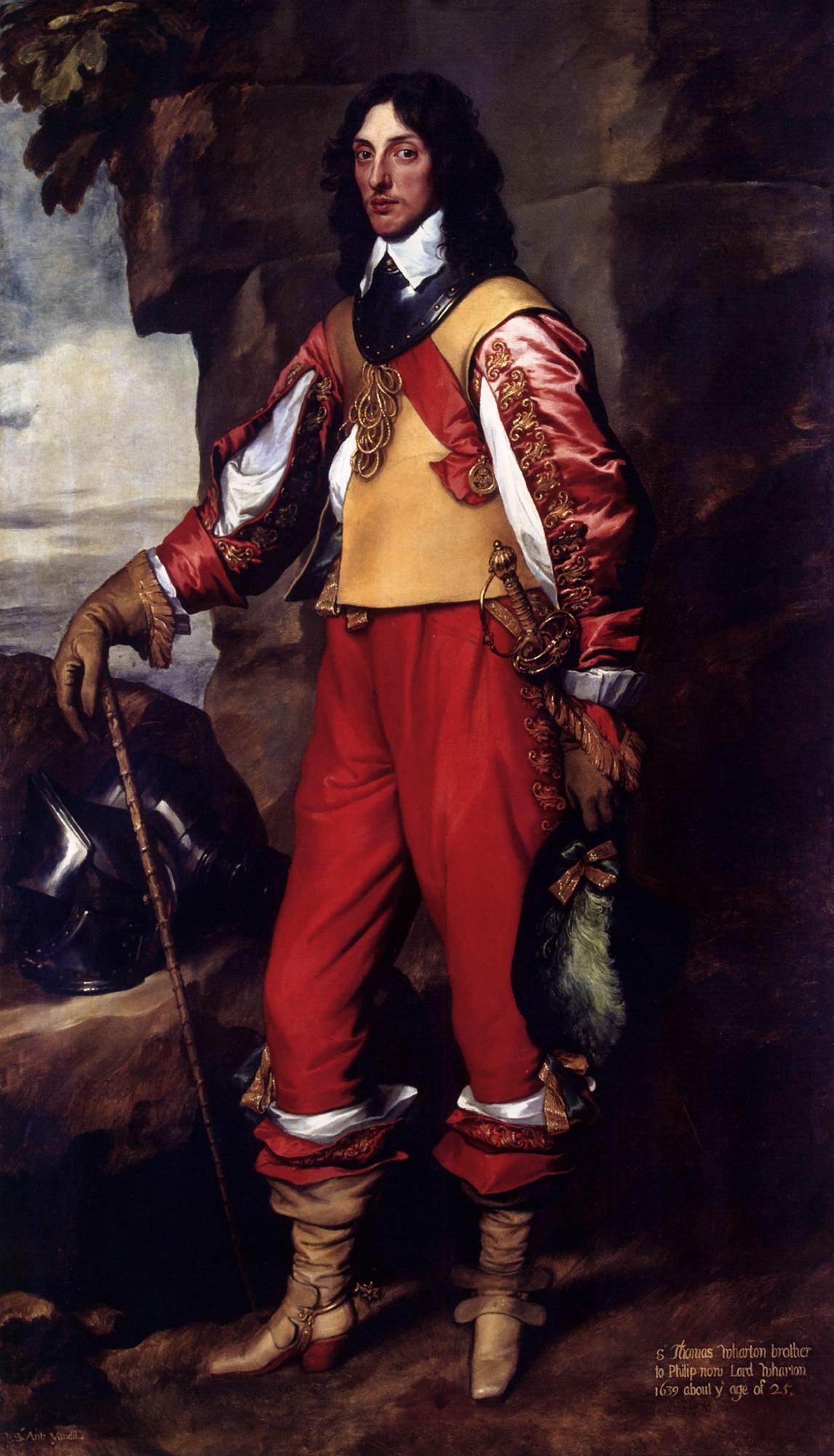 pintura Sir Thomas Wharton - Anthony Van Dyck