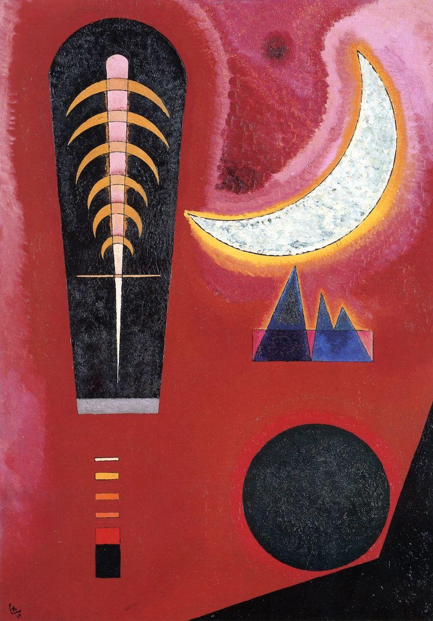 pintura Suelto En Rojo - Wassily Kandinsky