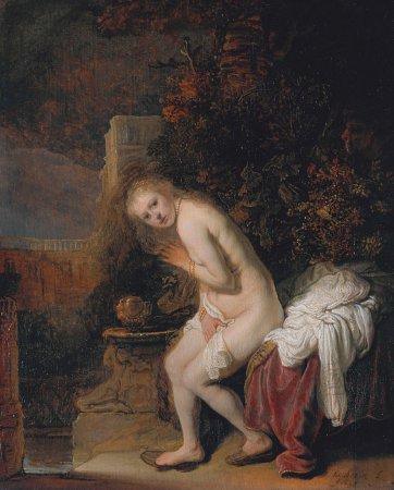pintura Susanna - Rembrandt