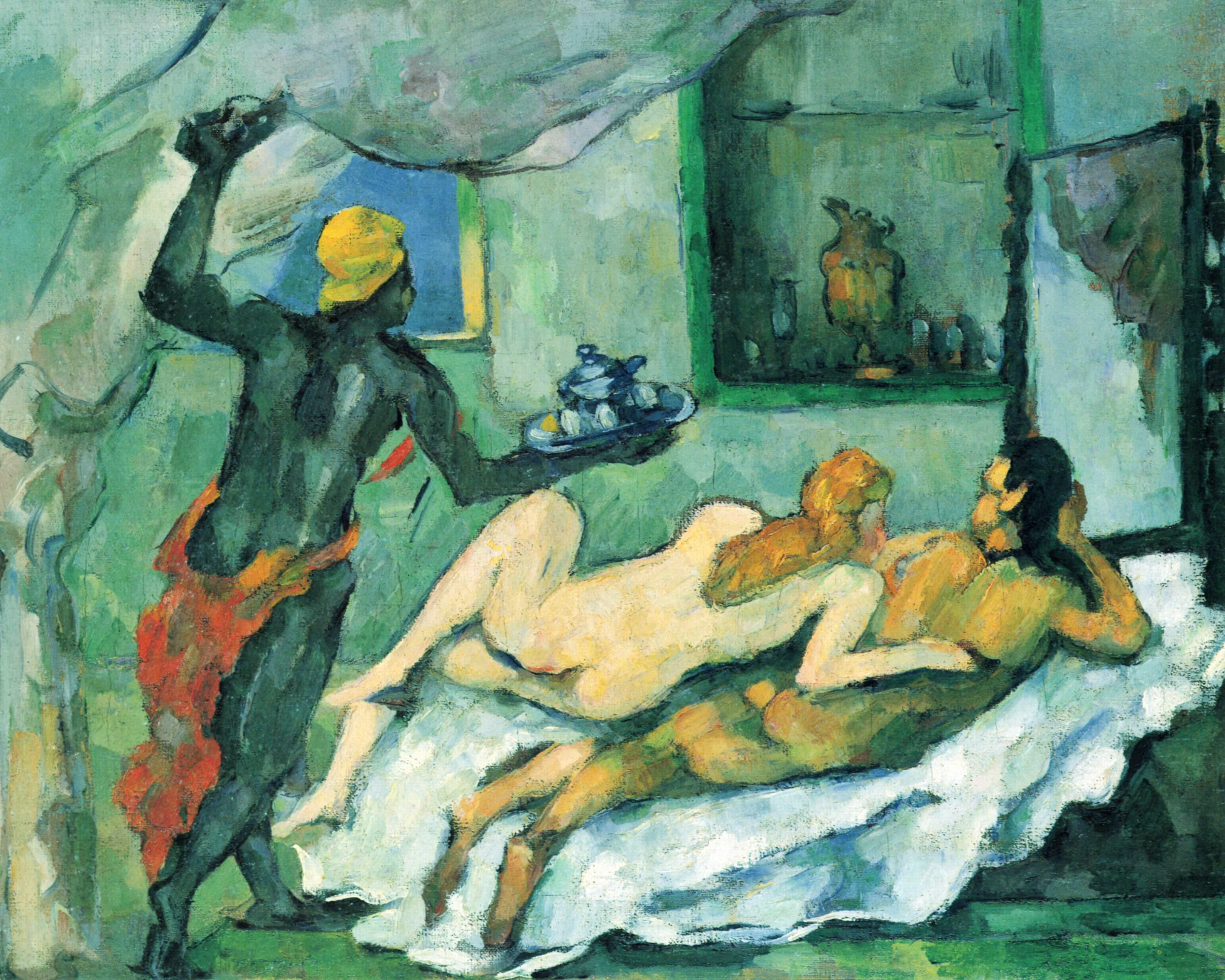 pintura Tarde En Nápoles - Paul Cezanne