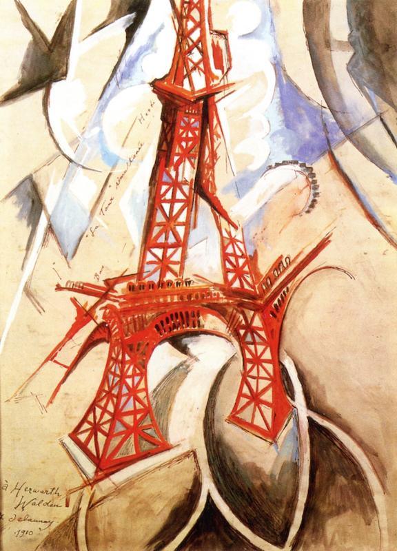 pintura Torre Simultánea - Robert Delaunay