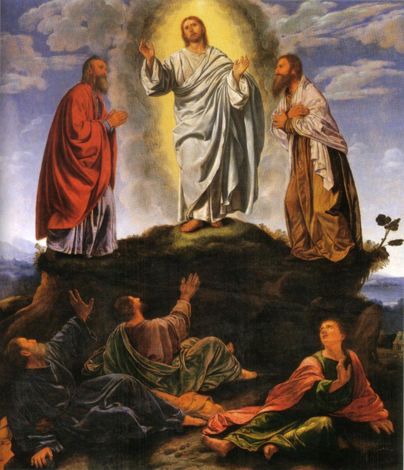 pintura Transfiguración - Giovanni Girolamo Savoldo