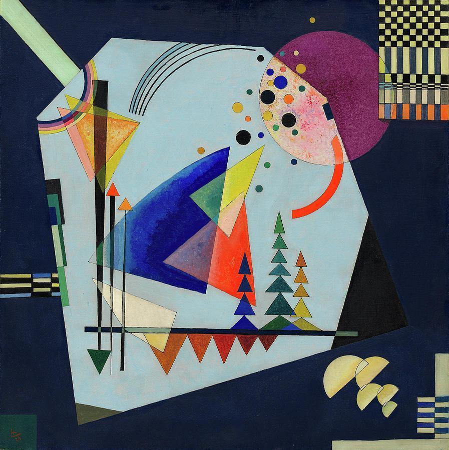 pintura Tres Sonidos - Wassily Kandinsky