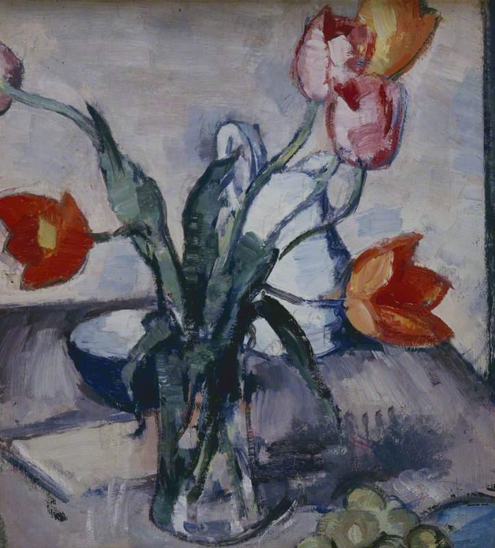 pintura Tulipanes - Samuel John Peploe