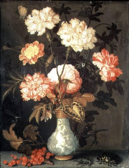 pintura Un Florero De Flores - Balthasar Van Der Ast