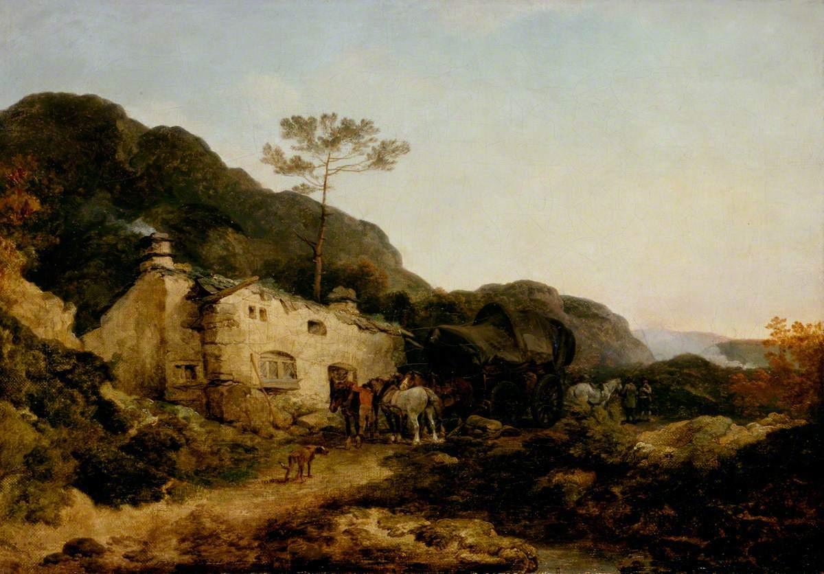 pintura Una Cabaña En Patterdale, Westmoreland - Philip James De Loutherbourg