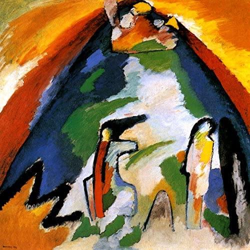 pintura Una Montaña - Wassily Kandinsky