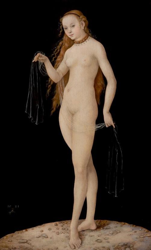 pintura Venus - Lucas Cranach El Viejo
