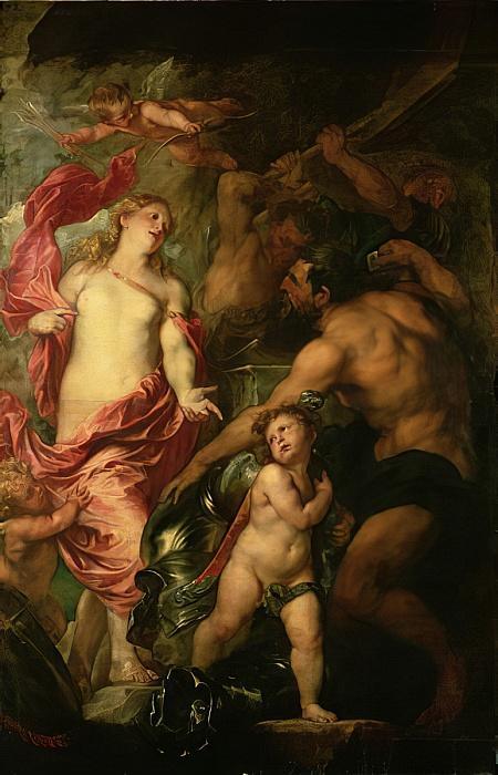 pintura Venus Pregunta A Vulcano Por La Armadura De Eneas - Anthony Van Dyck