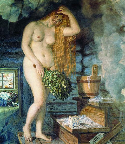 pintura Venus Rusa - Boris Kustodiev