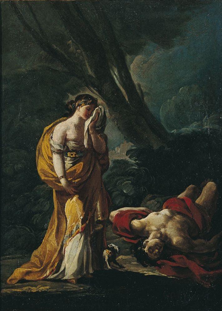 pintura Venus y Adonis - Francisco Goya
