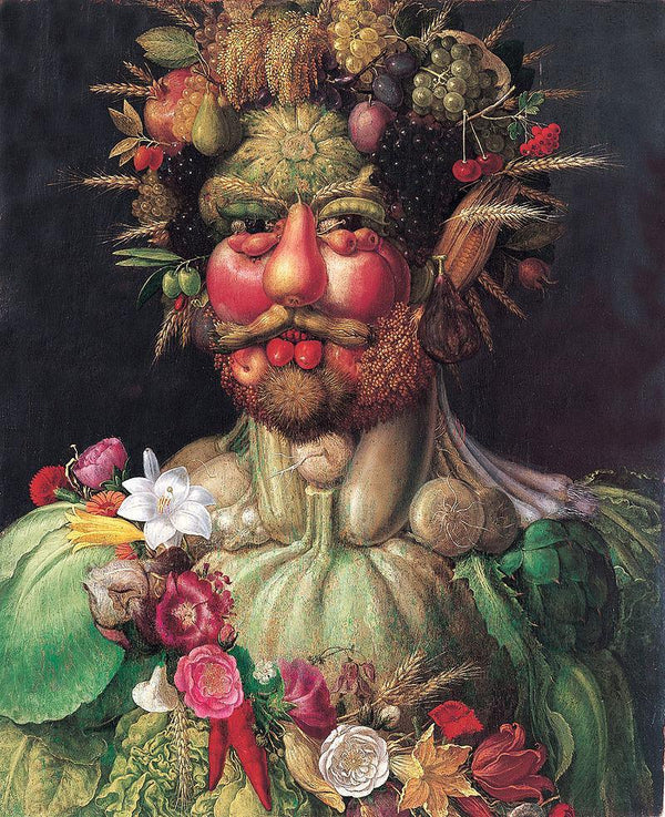 pintura Vertumnus (Retrato de Rodolfo II en traje de Vertumno) - Giuseppe Arcimboldo