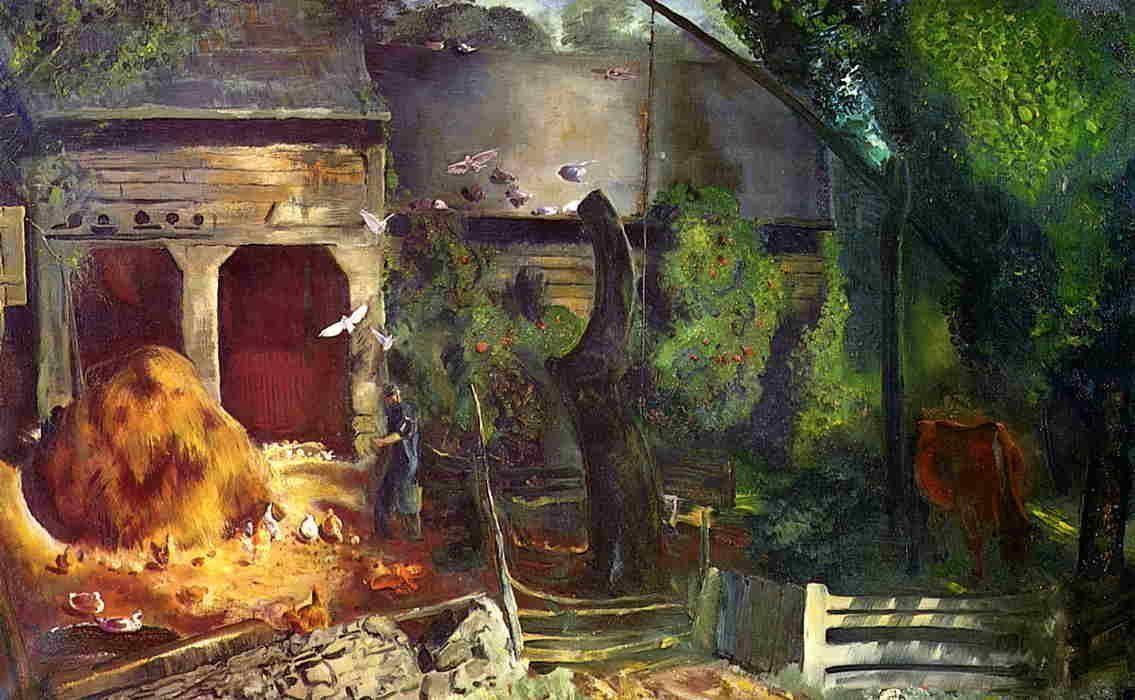 pintura Viejo Toodleums De Corral - George Bellows