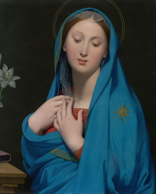 pintura Virgen De La Adopción - Jean Auguste Dominique Ingres