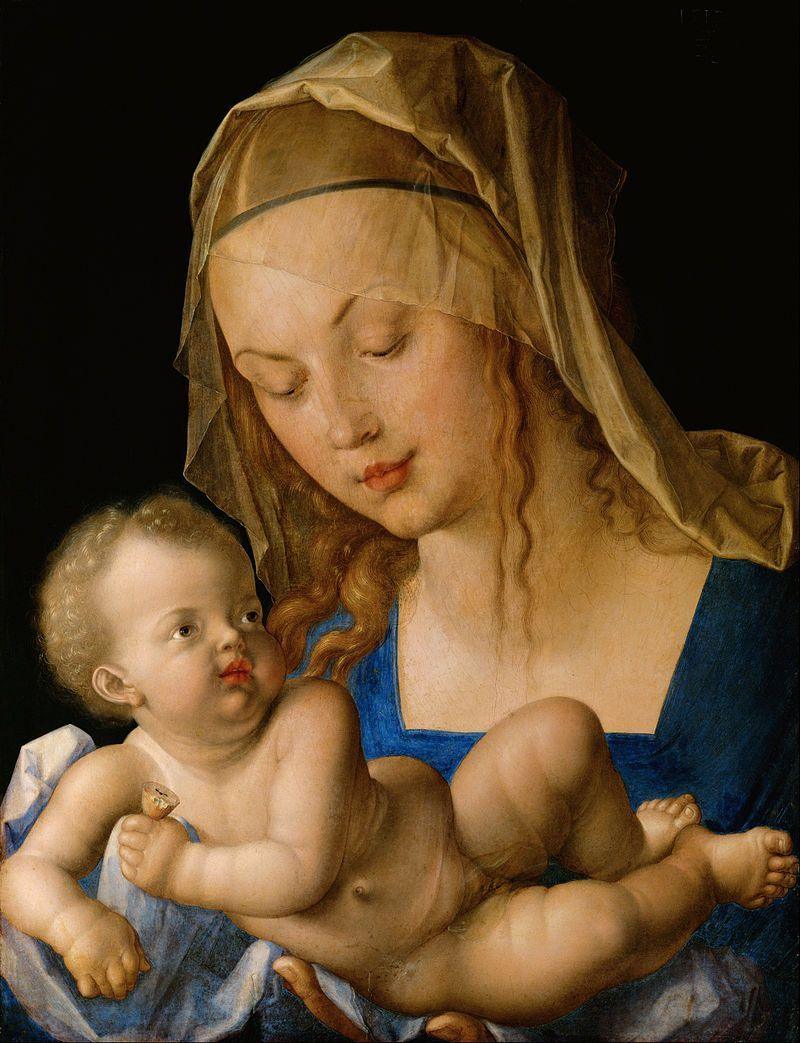pintura Virgen De La Pera - Albrecht Dürer