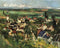 pintura Vista De Auvers - Paul Cezanne
