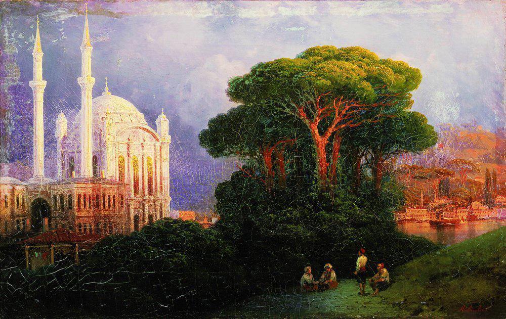 pintura Vista De Constantinopla - Ivan Aivazovsky