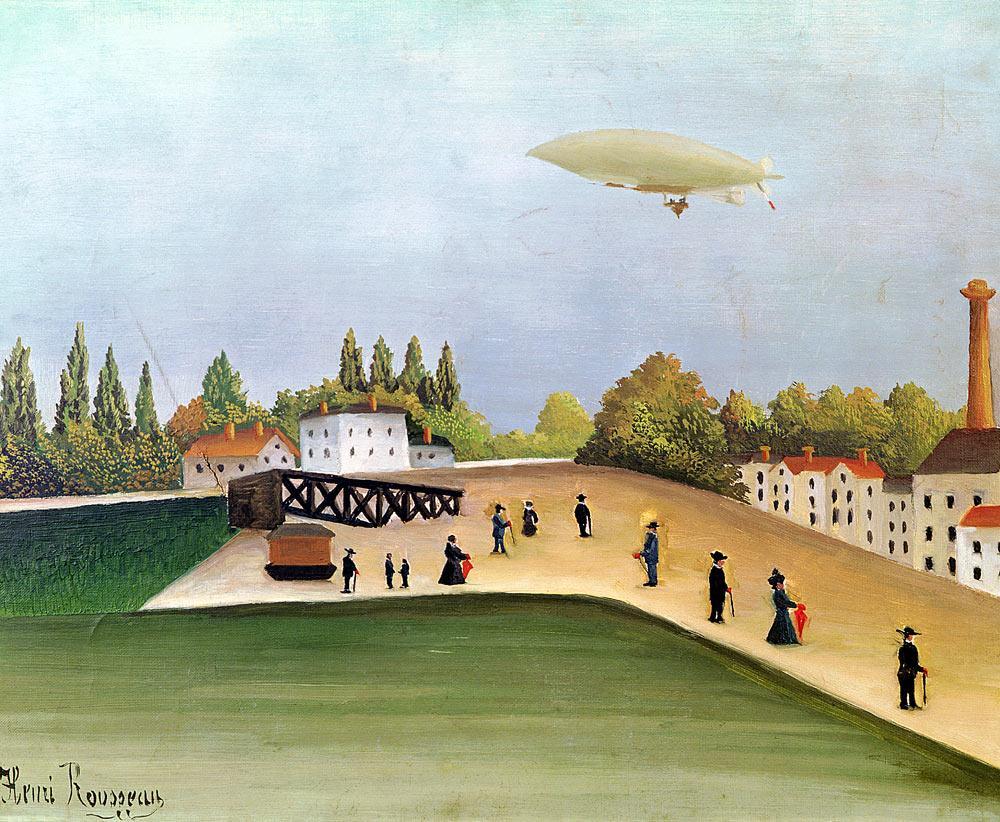 pintura Vista Del Quai Divry - Henri Rousseau