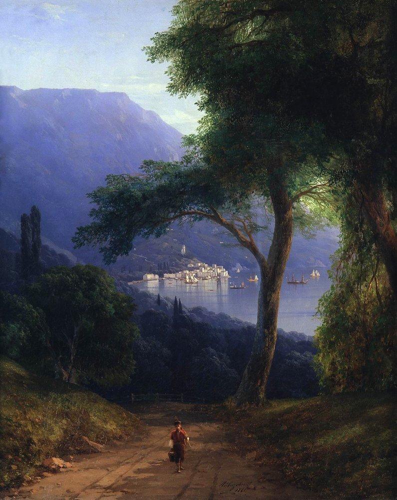pintura Vista Desde Livadia - Ivan Aivazovsky
