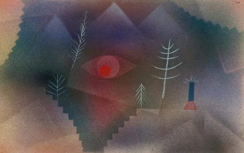 pintura Vistazo A Un Paisaje - Paul Klee