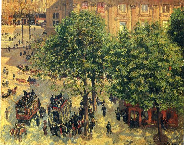 Place Du Théâtre-Francais - Primavera - 1898