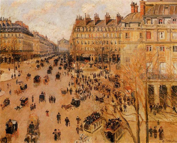 Place du Thrétre Francais Effetto solare - 1898