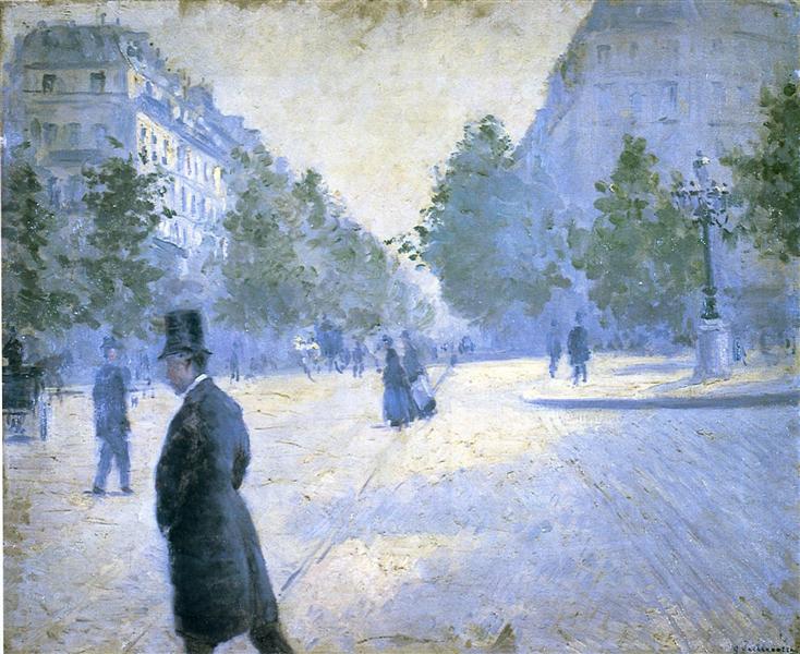 Place Saint Augustin - Brumous Time - 1878