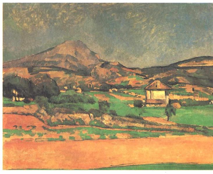 Gewoon in Mont Sainte -victoire - 1880