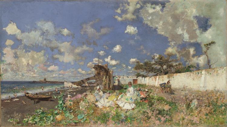 Playa De Portici - 1874