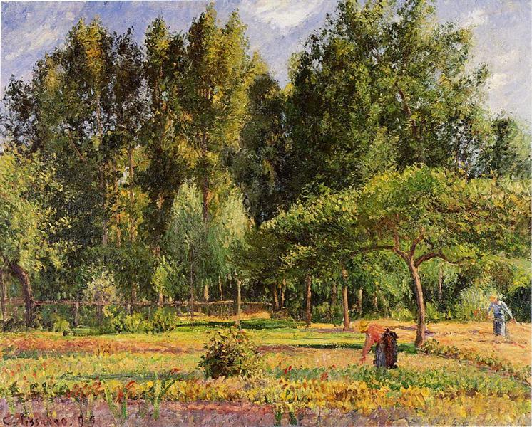 Poplars - Afternoon in Eragny - 1899