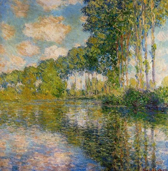 Poplars on the banks of the Epte River - 1891