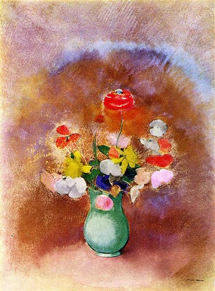 Valmue i en vase - 1910