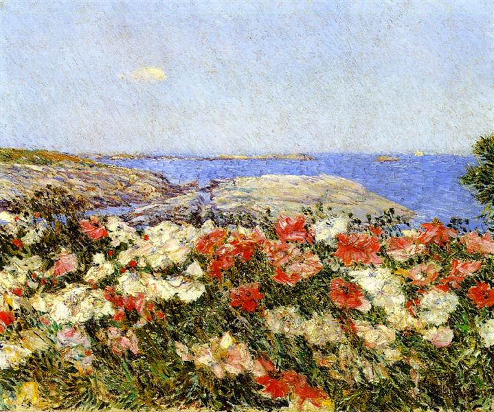 Poppies dans les îles des Shoals - 1890