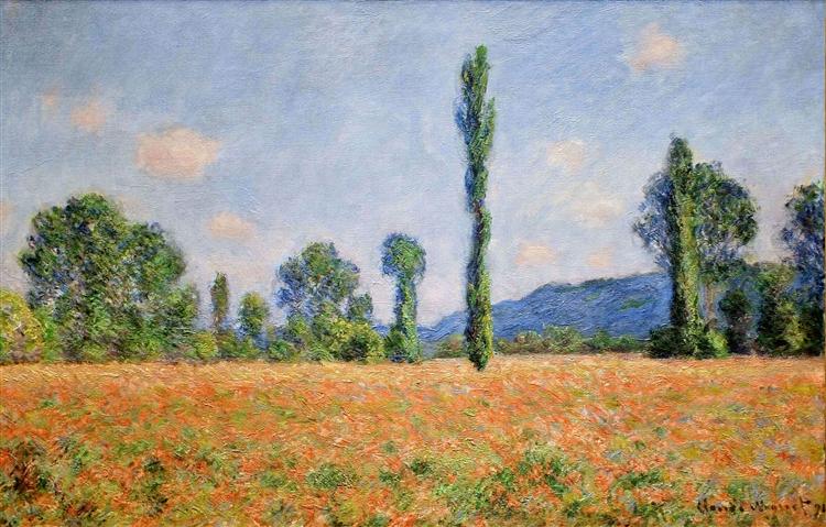 Poppy Field in Giverny 02 - 1890